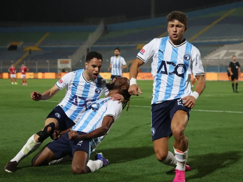 pyramids vs smouha: مجريات مباراة بيراميدز ضد سموحة الان في الدوري المصري 2026
